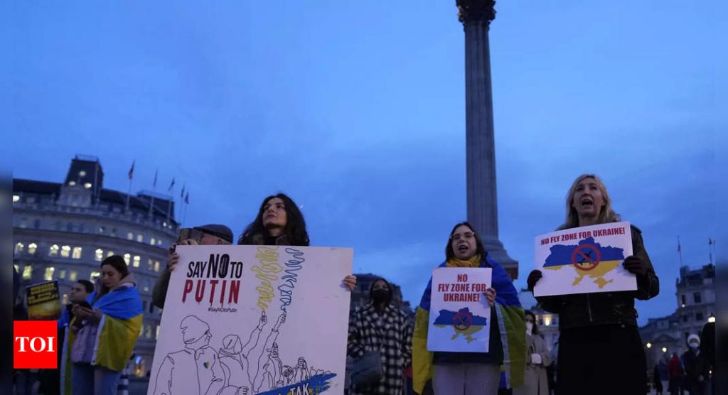 Anti-war protests across Europe, small rallies in Russia – Times of India