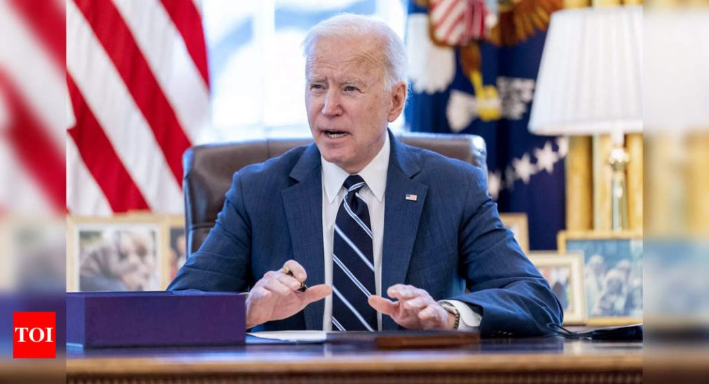 Biden relief plan: Major victory gets mixed one-year reviews – Times of India