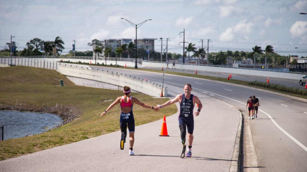 Check Out the First-Ever Para Mixed Tri Relay – Triathlete