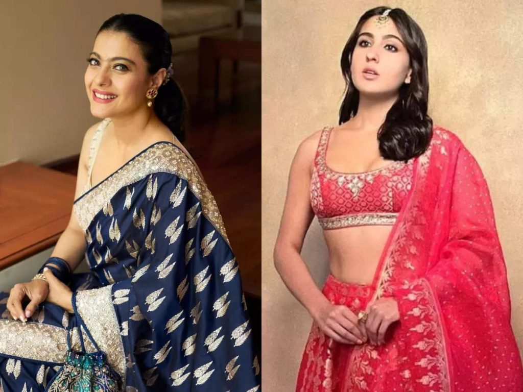 From Kajol to Sara Ali Khan: Bollywood divas stun in brocade ensembles  | The Times of India