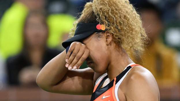 Osaka in tears after being heckled