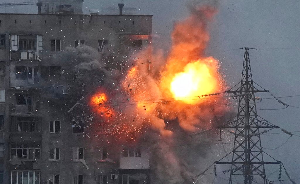 Russia Strikes Near Ukraine’s Capital, Hitting Mosque