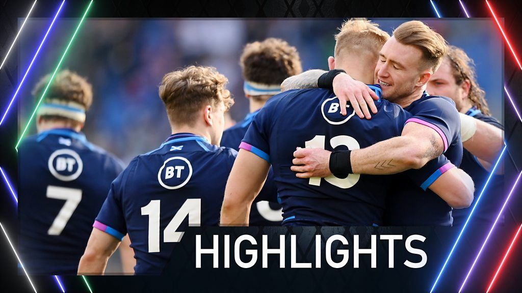Scotland hold off Italy to win in Rome