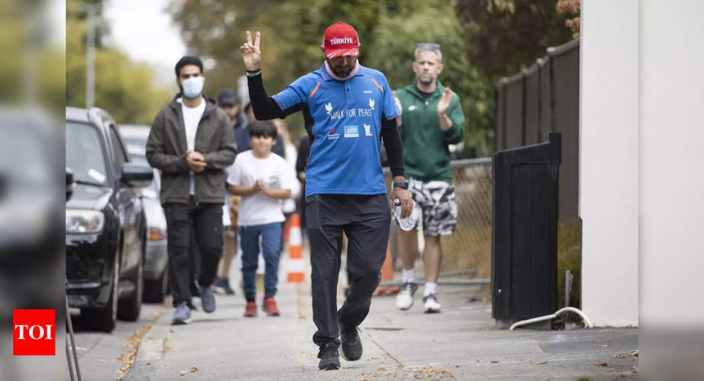 Shot 9 times at New Zealand mosque, survivor walks for peace – Times of India