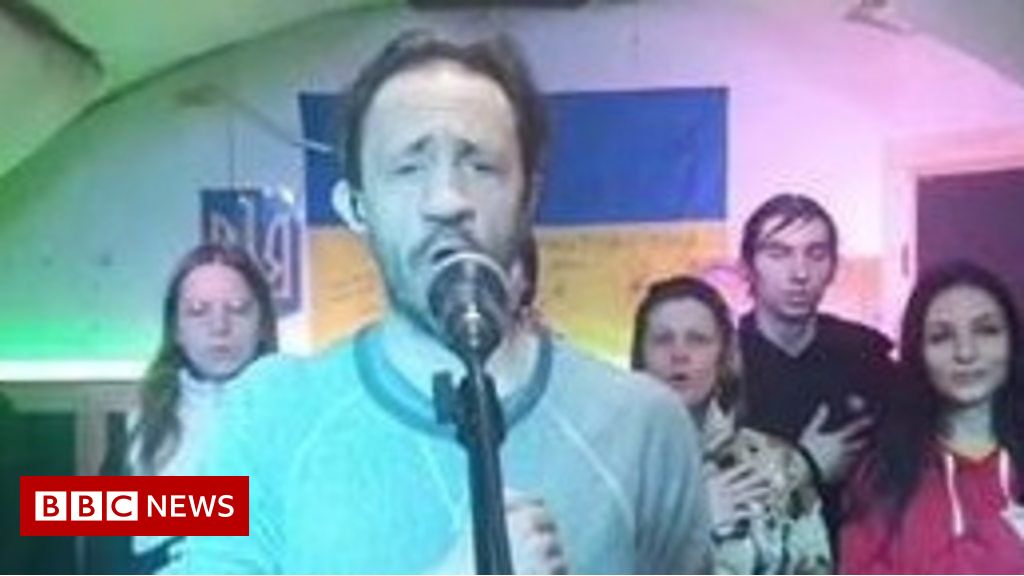 The Ukrainian band live-streaming from a bomb shelter