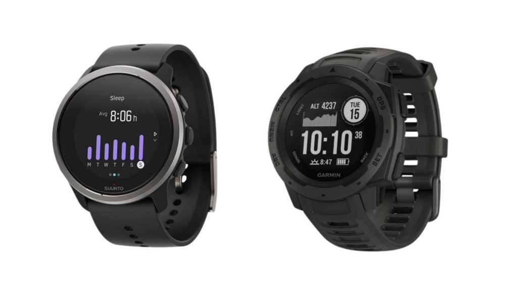 Two Midrange Smartwatches, Suunto 5 Peak and Garmin Instinct 2 – Triathlete