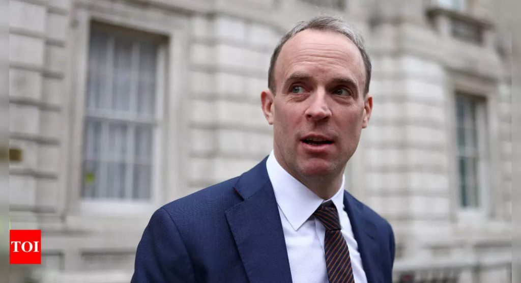 UK sceptical over Russian promises, Dominic Raab says on temporary Ukraine ceasefire – Times of India