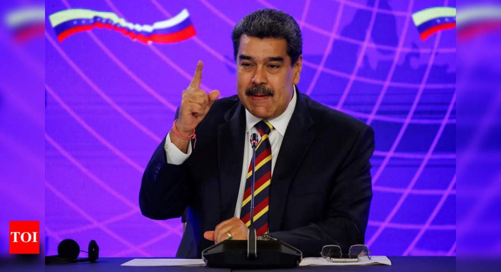 US envoys held energy talks with Venezuela’s Maduro: White House – Times of India