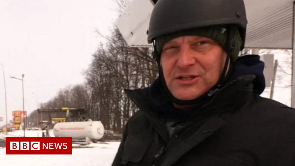 Watch: Our correspondent on Ukraine’s front line