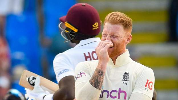 West Indies blunt England on day two