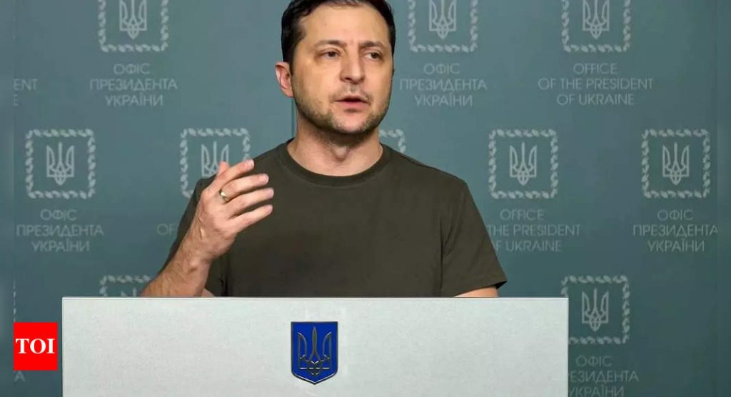 Zelensky describes ‘fundamentally different approach’ from Moscow in talks – Times of India