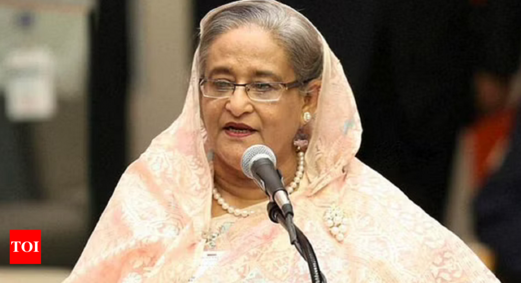 modi:   Sheikh Hasina thanks PM Modi for evacuating 9 Bangladeshi nationals from Ukraine | India News – Times of India