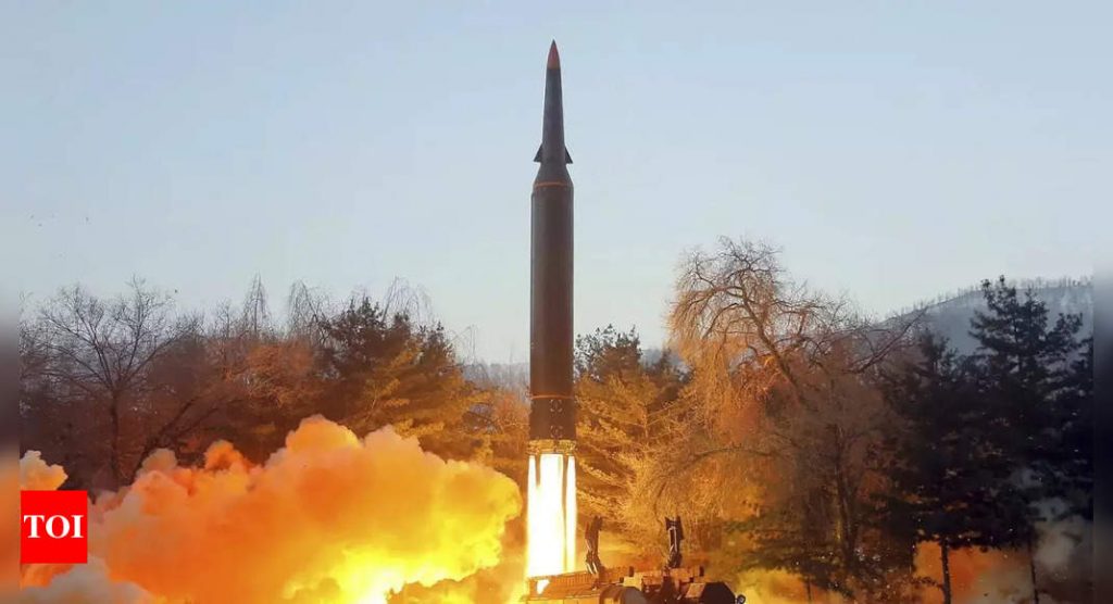 north:   US says North Korea testing new ICBM system | India News – Times of India