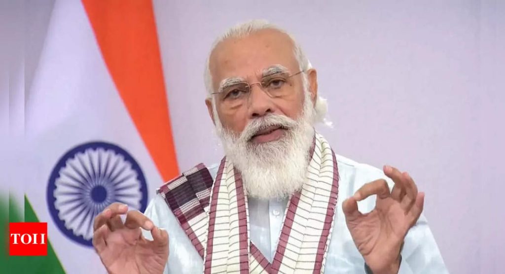 pmo:   In talks with European leaders, PM Modi expresses anguish over humanitarian crisis in Ukraine | India News – Times of India